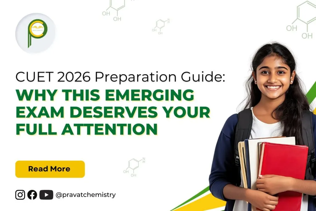 Student with books and text: "CUET 2026 Preparation Guide."
