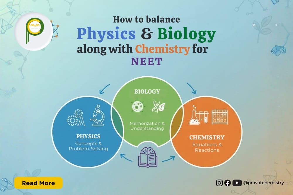 How to balance Physics & Biology along with Chemistry for NEET