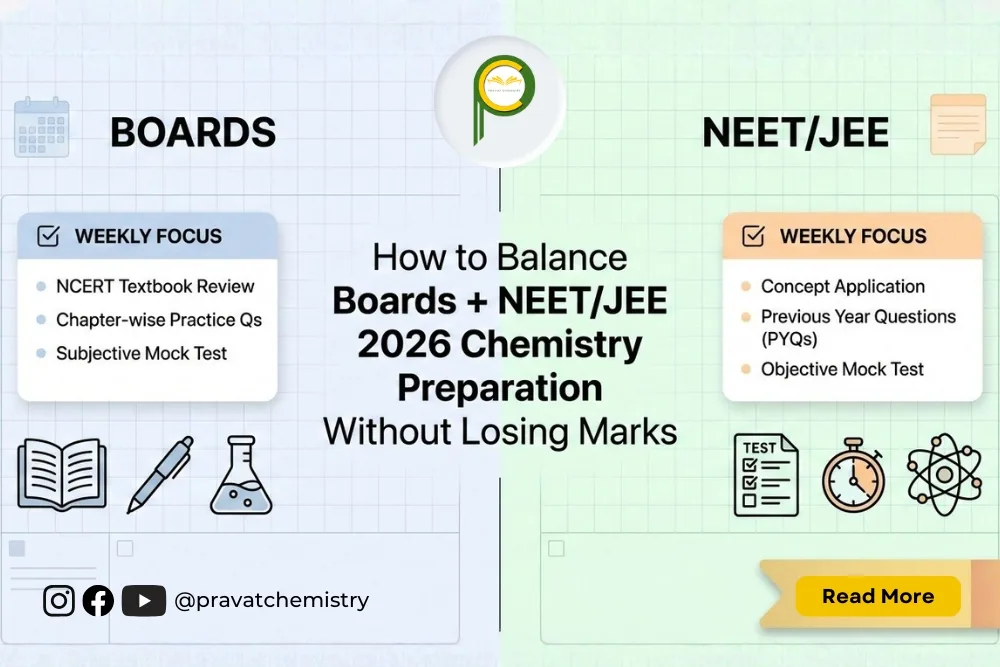 How to Balance Boards and NEET Chemistry Preparation | January Strategy 2026